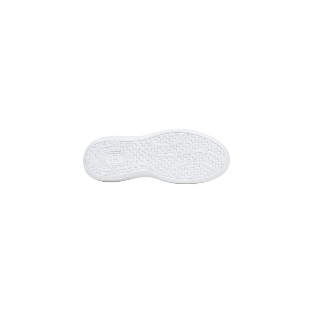 Black And White Polyethylene Low Top Sneakers