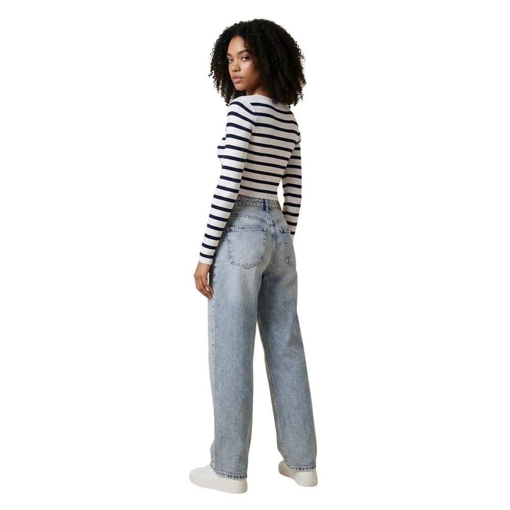 Blue Viscose Sweatshirt