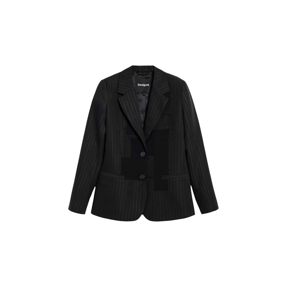 Gray Polyester Blazer