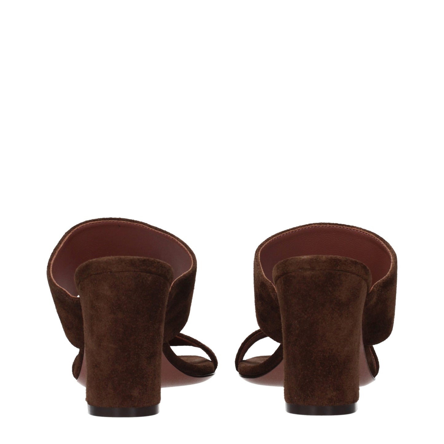 Brown Leather Platform Sandals