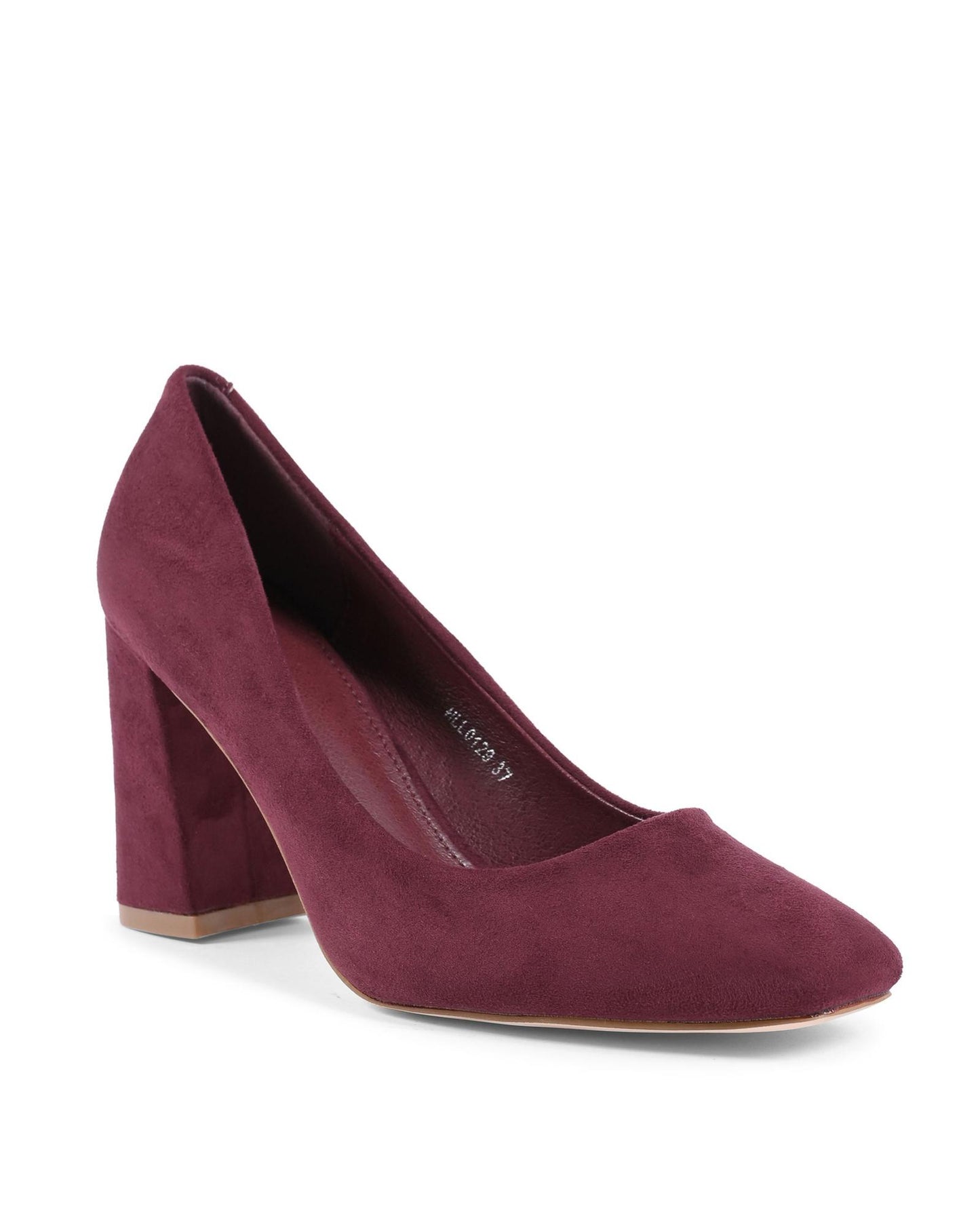 Bordeaux Fabric Platform Pumps