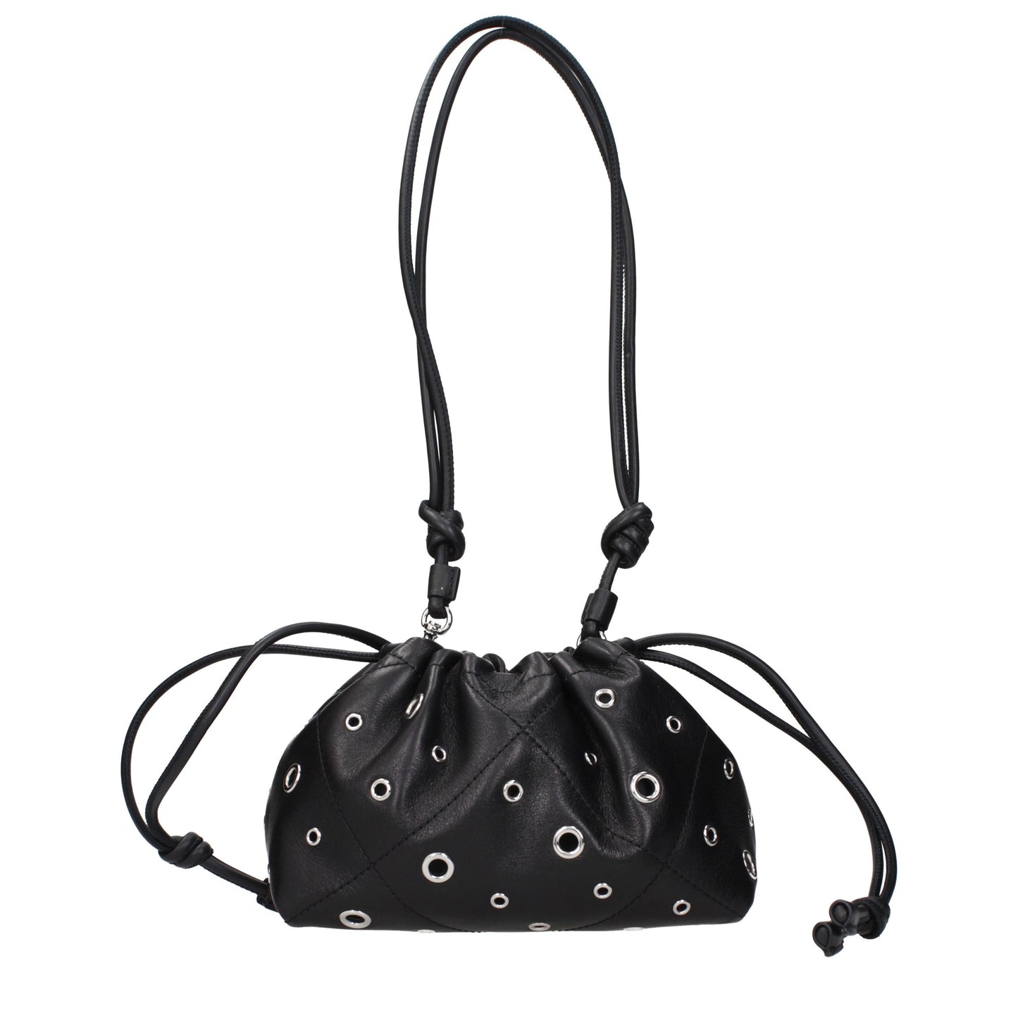 Black Leather Shoulder Bag