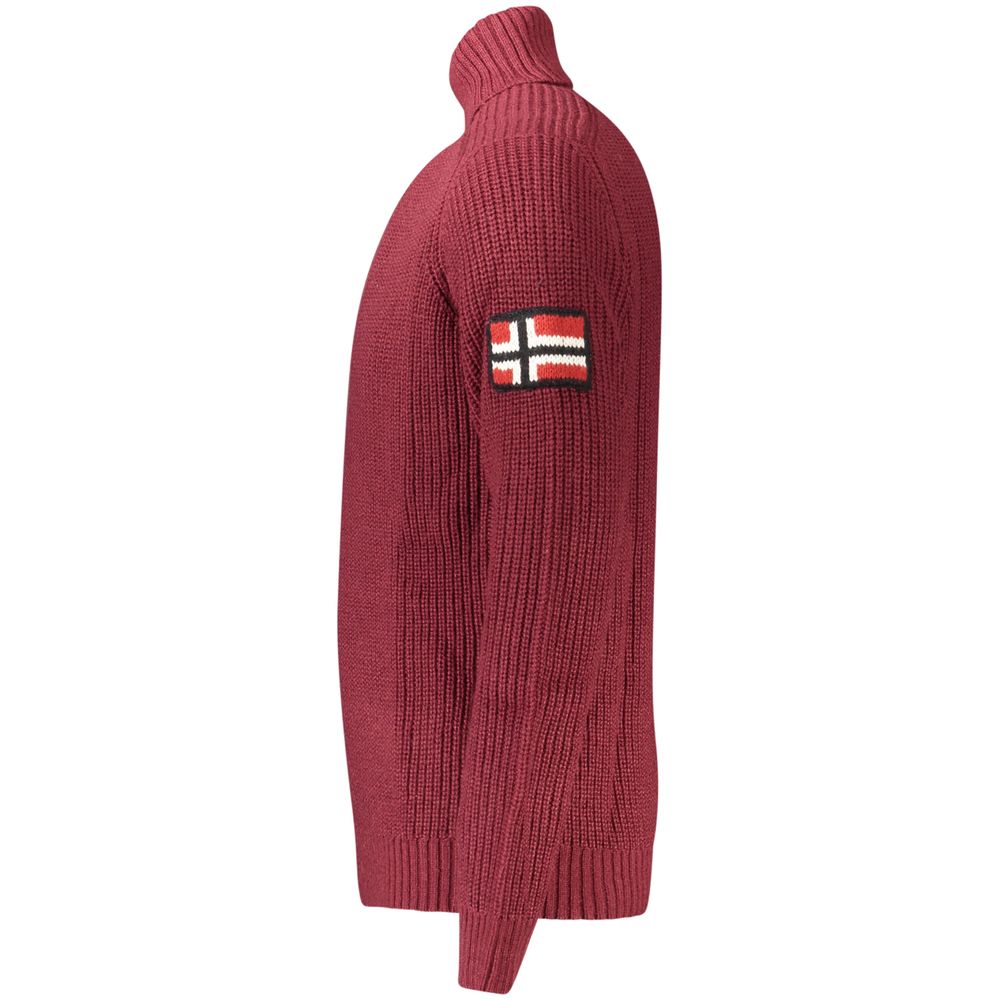 Red Wool Turtleneck