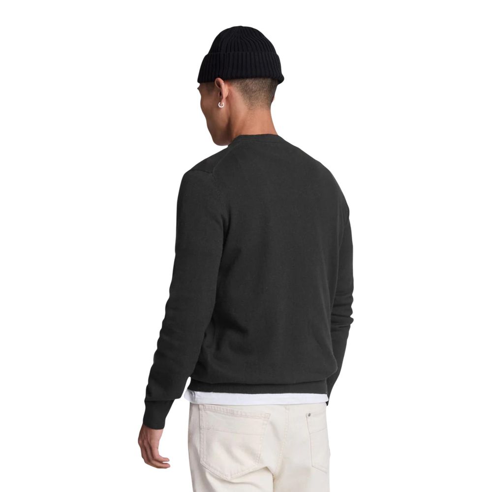 Black Cotton Sweatshirt