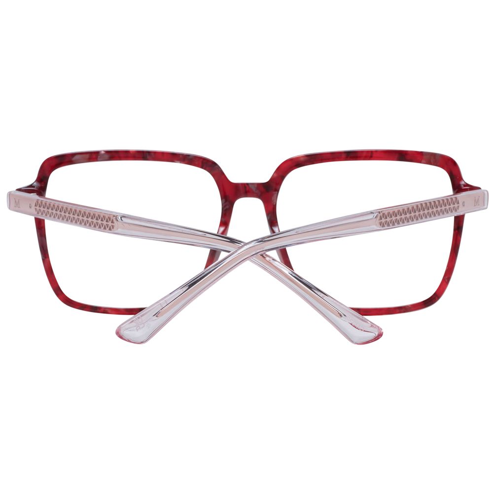 Burgundy Plastic Glasses (Frames)