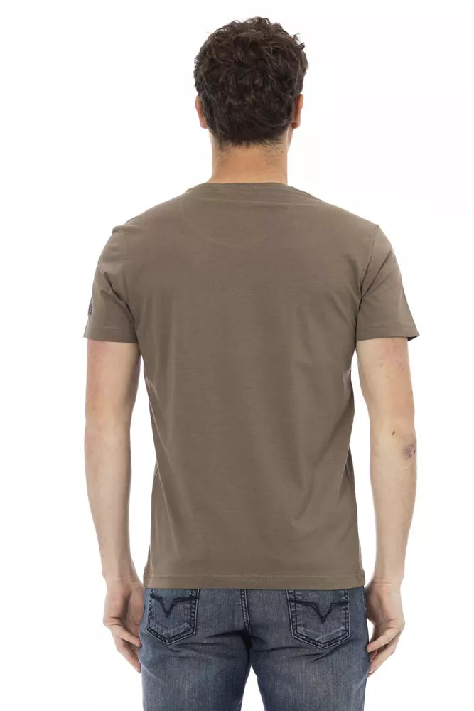 Brown Cotton T-Shirt