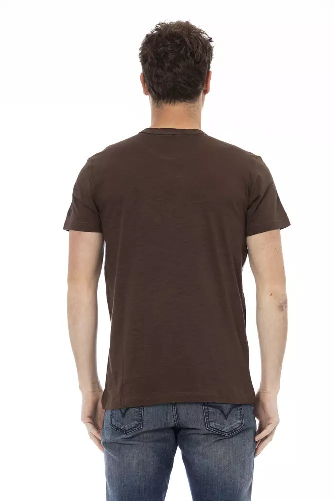 Brown Cotton T-Shirt