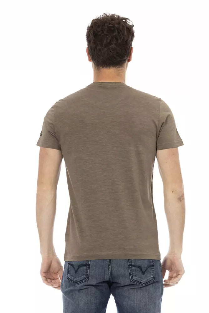 Brown Cotton T-Shirt