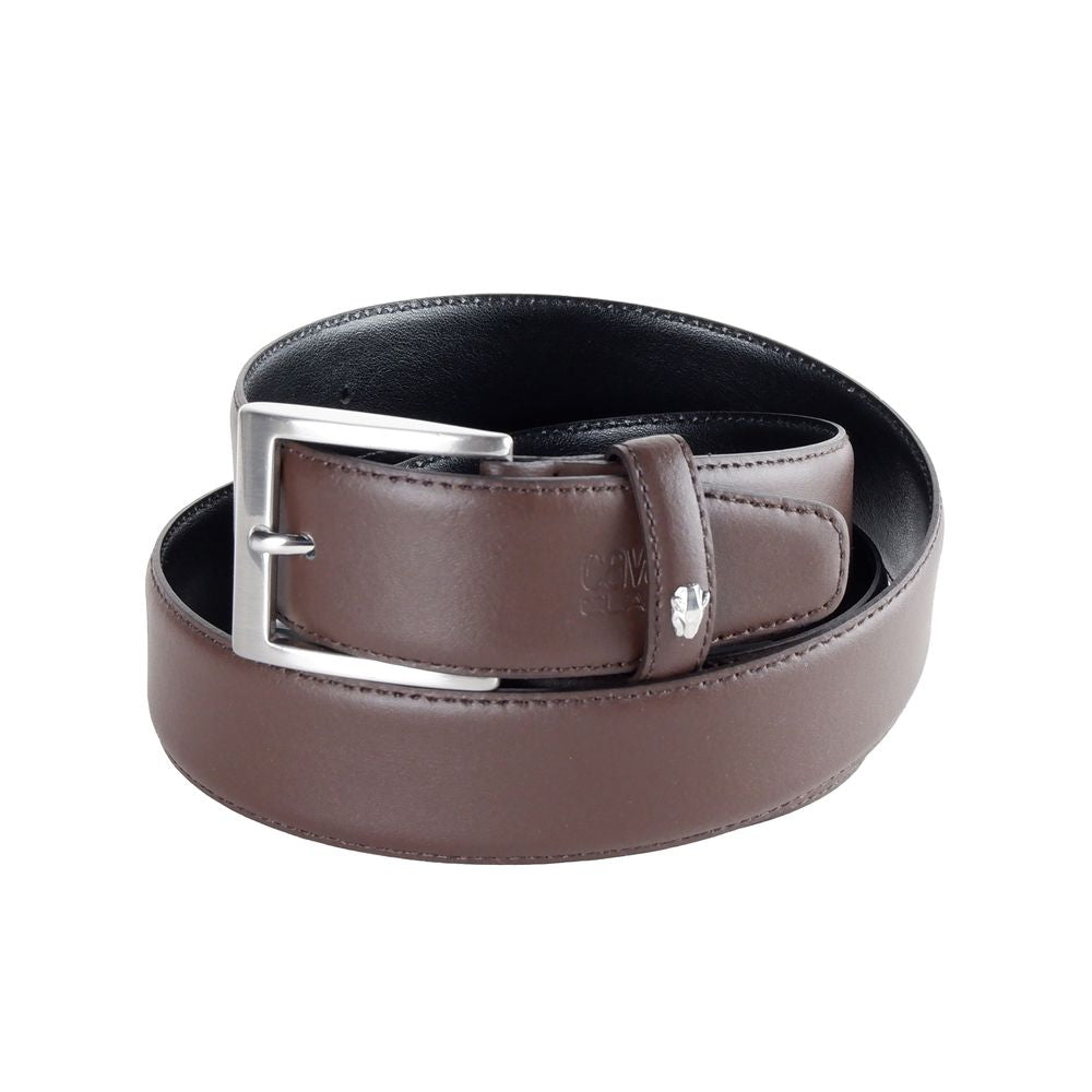 Brown Leather Calfskin Belt