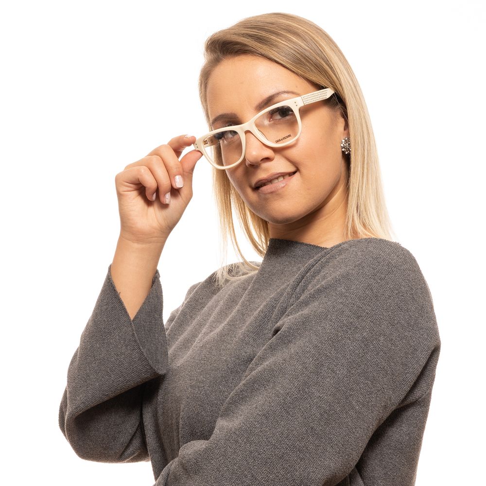 Beige Plastic Glasses (Frames)