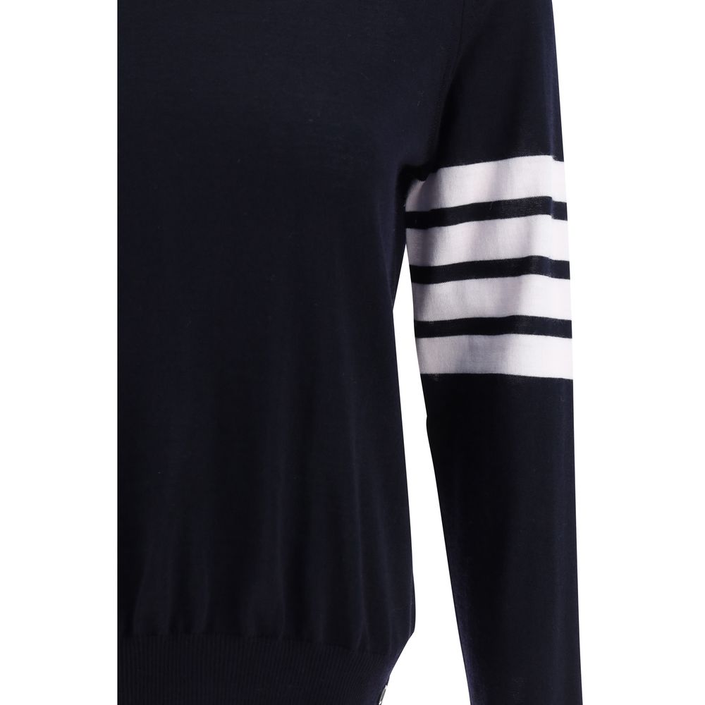Blue Fleece Wool Sweatshirt
