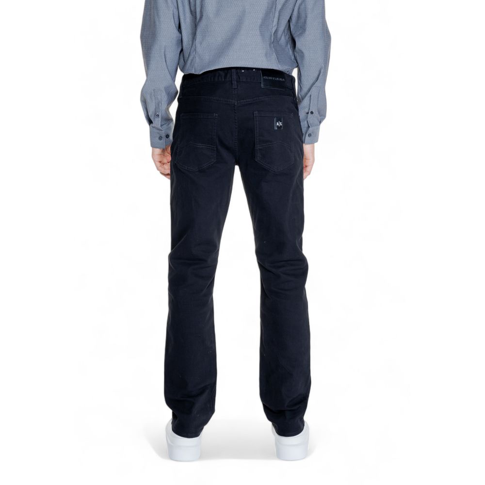 Black Cotton Skinny Pants