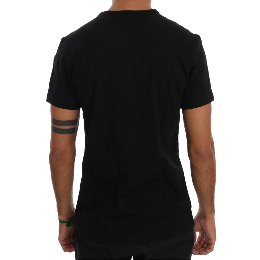 Black Cotton T-Shirt