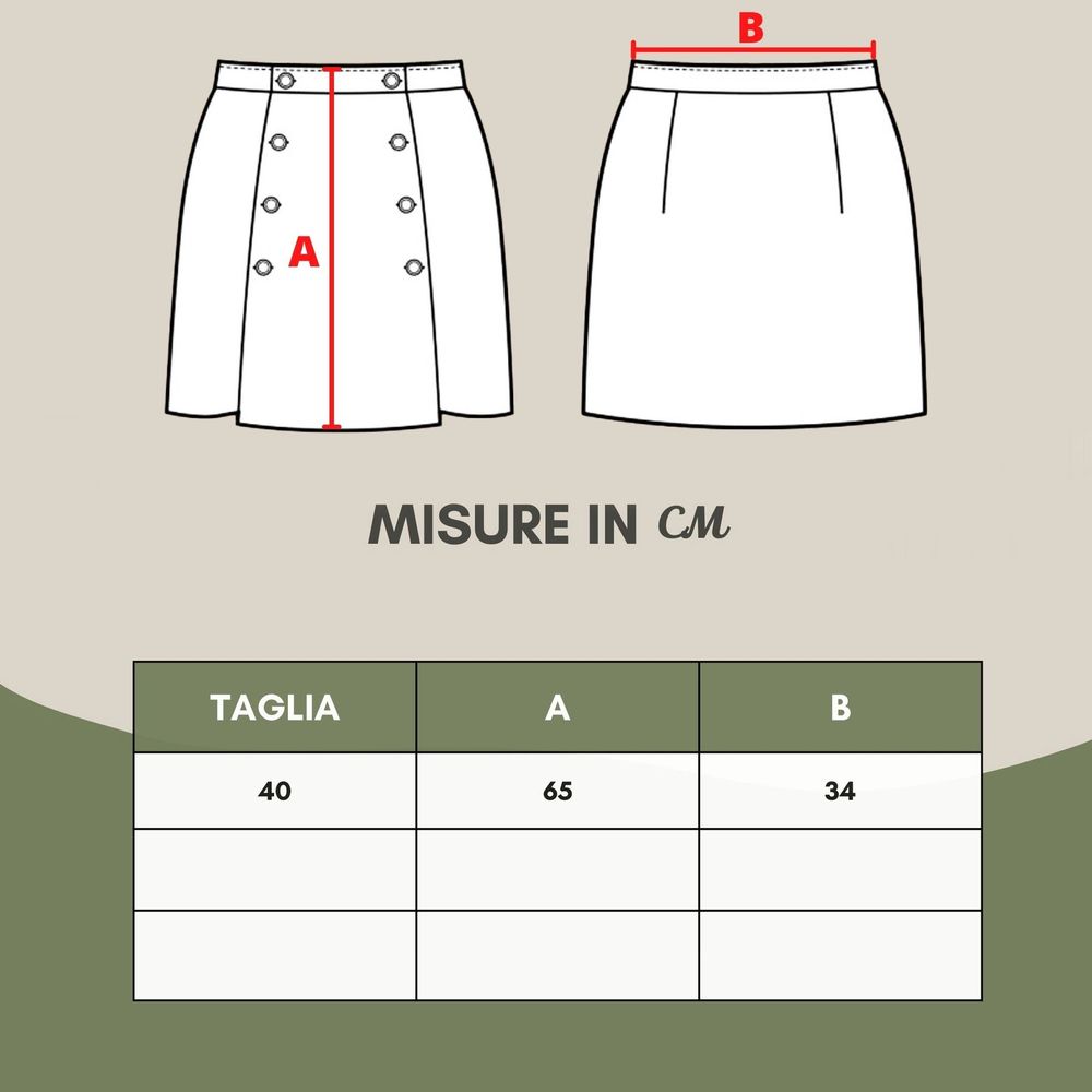 Yellow Viscose Midi Skirt