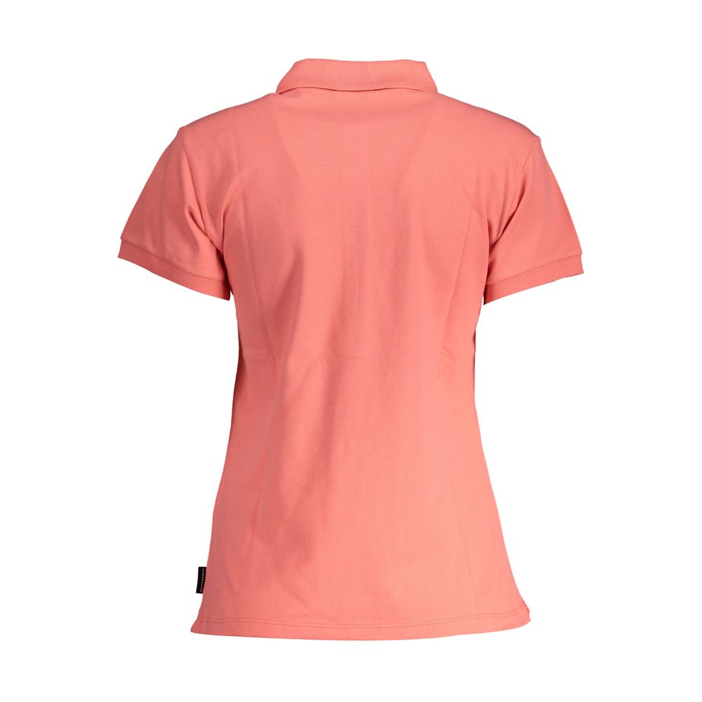 Pink Cotton Polo Shirt