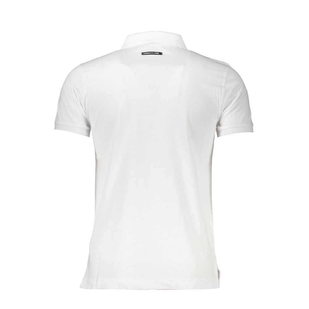 White Cotton Polo Shirt