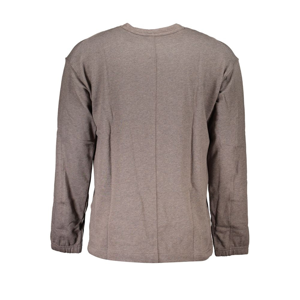 Brown Cotton Sweatshirt