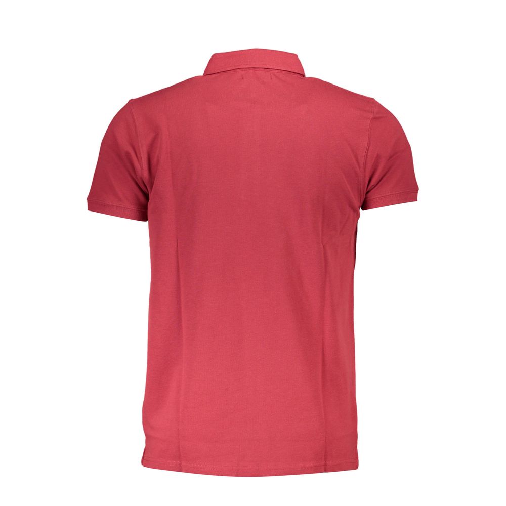 Red Cotton Polo Shirt