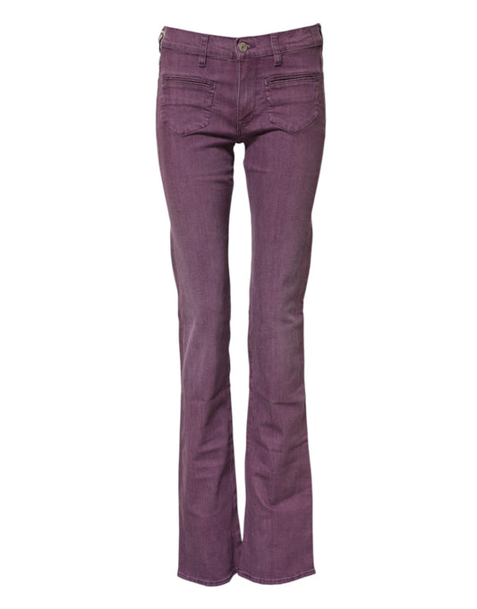 Brown High Waisted Flared Cut Pants