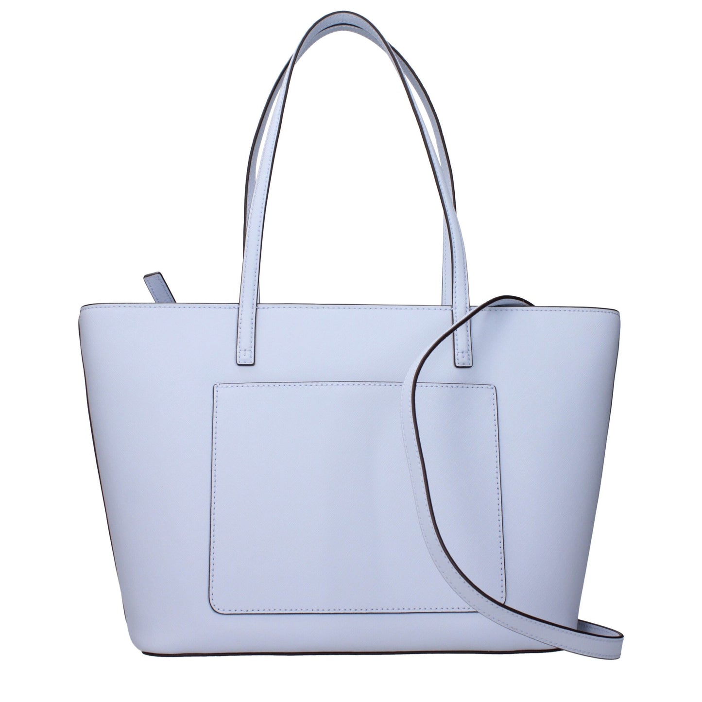 Light Blue Leather Shoulder Bag