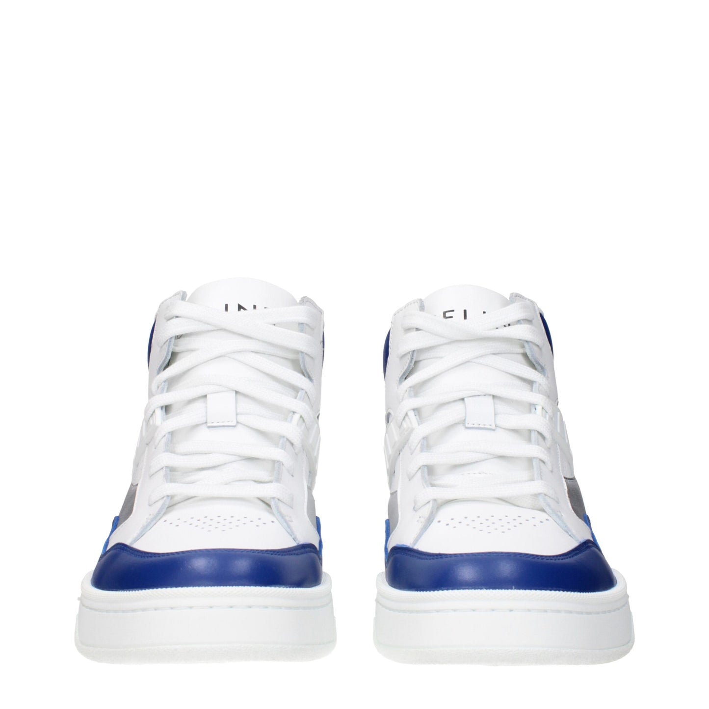 White Leather Athletic Sneakers