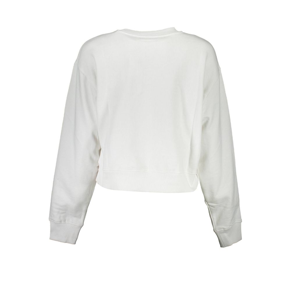 White Cotton Sweatshirt