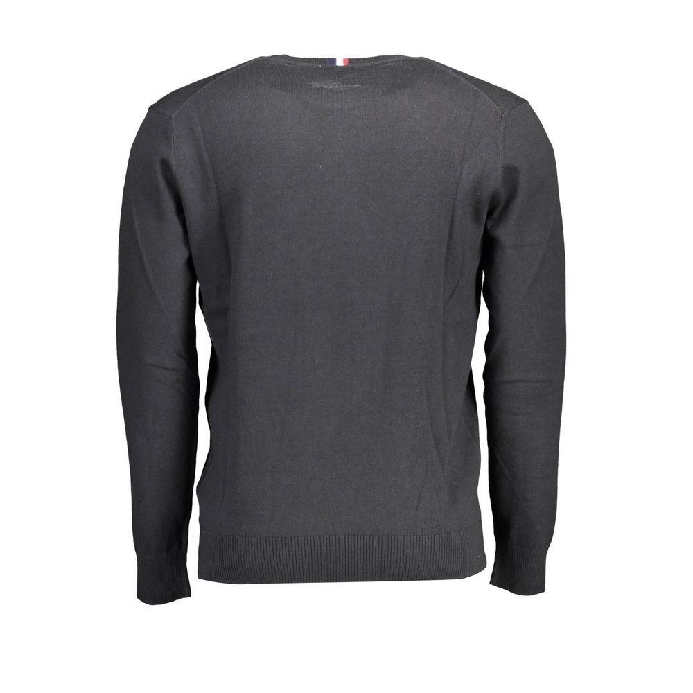 Black Cotton Sweater