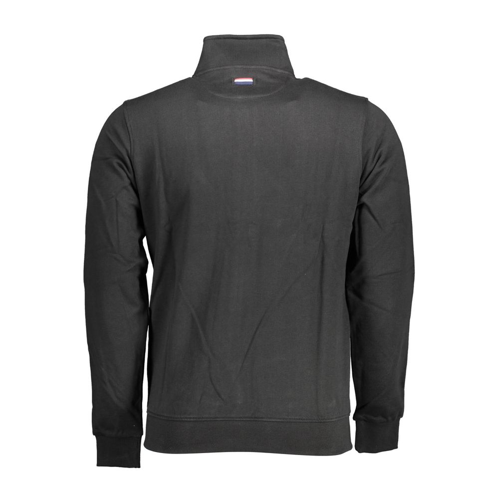 Black Cotton Sweatshirt