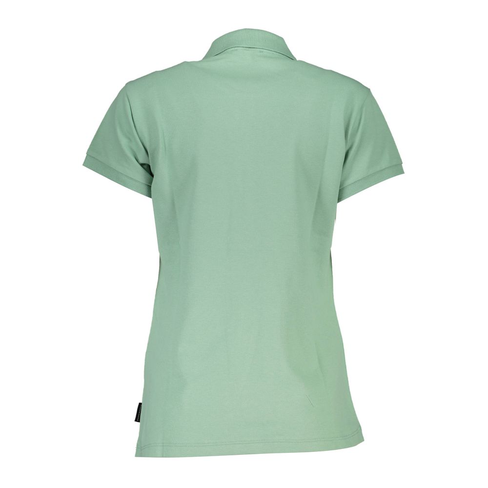 Green Cotton Polo Shirt