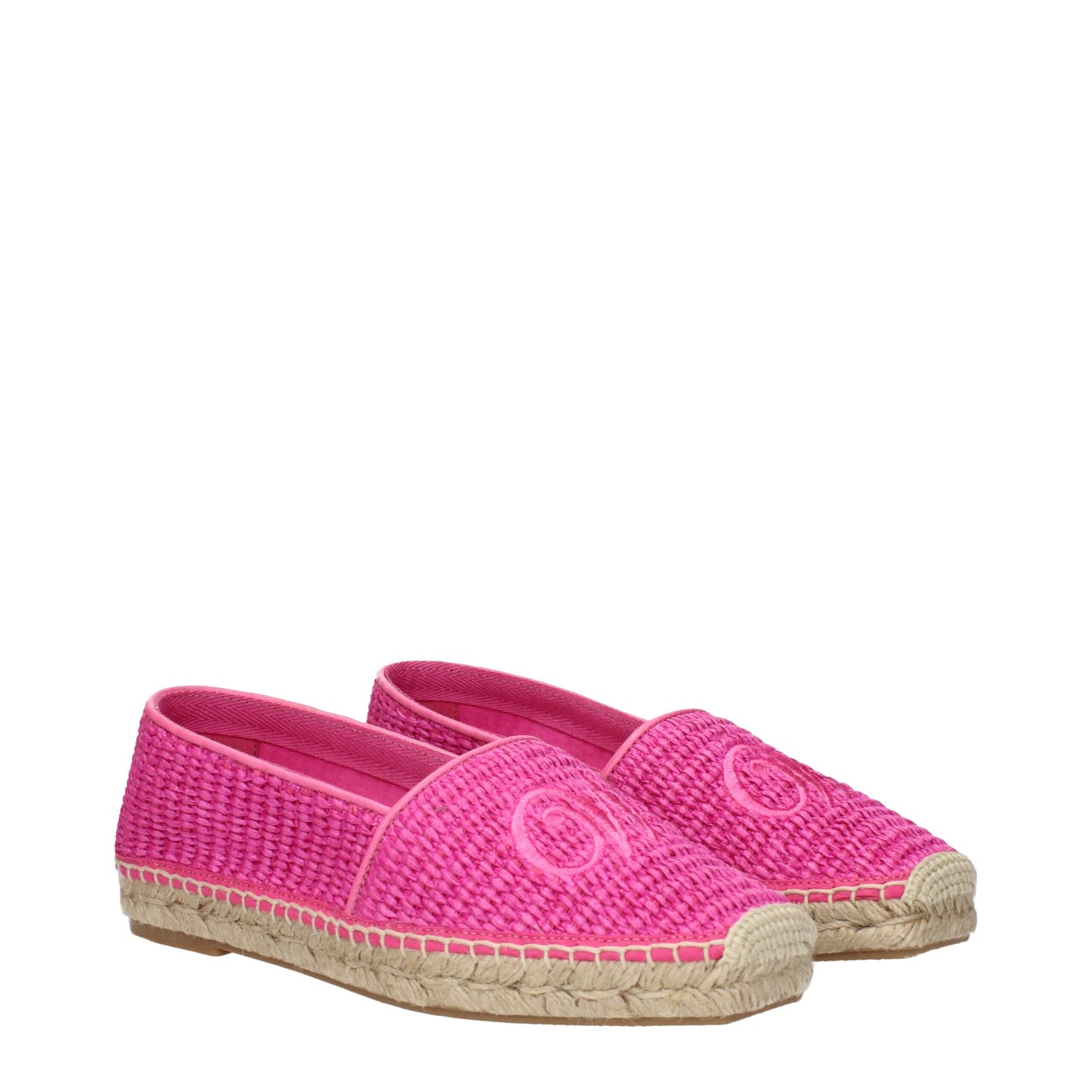 Pink Fabric Espadrilles