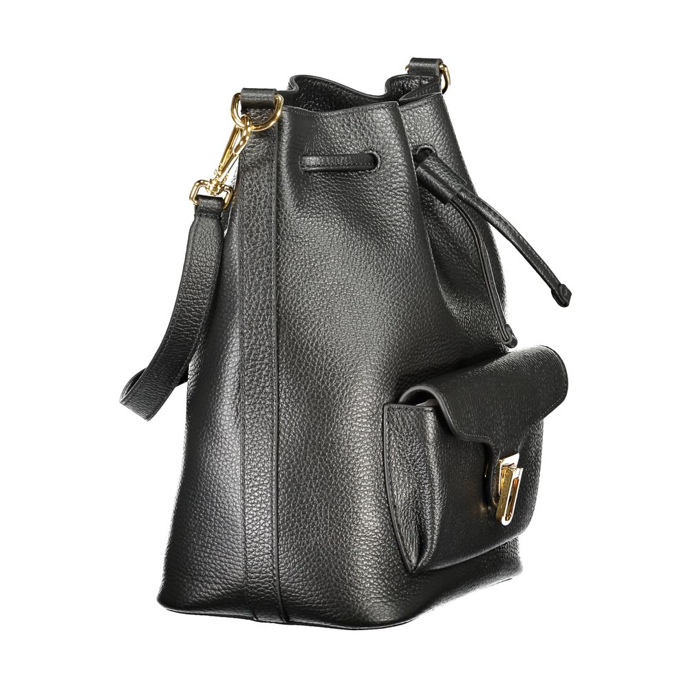 Black Leather Handbag