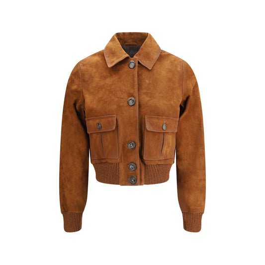 Brown Goatskin Jackets And Coat