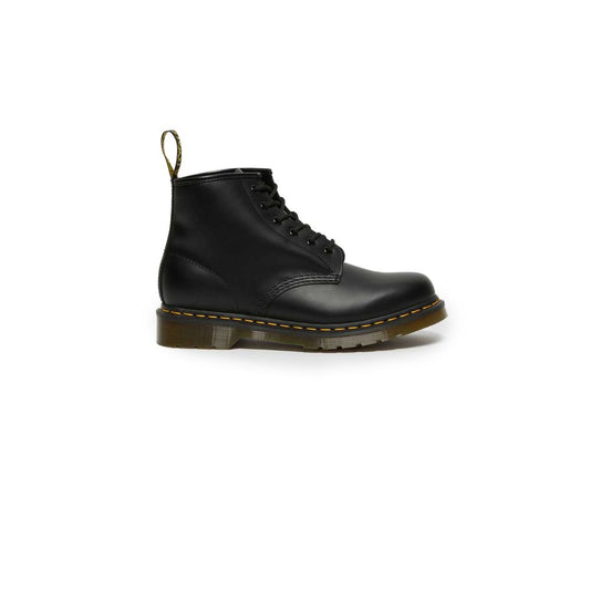 Black Leather Athletic Sneakers