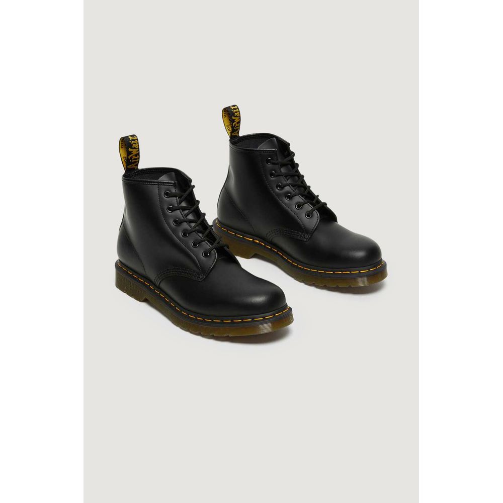 Black Leather Athletic Sneakers