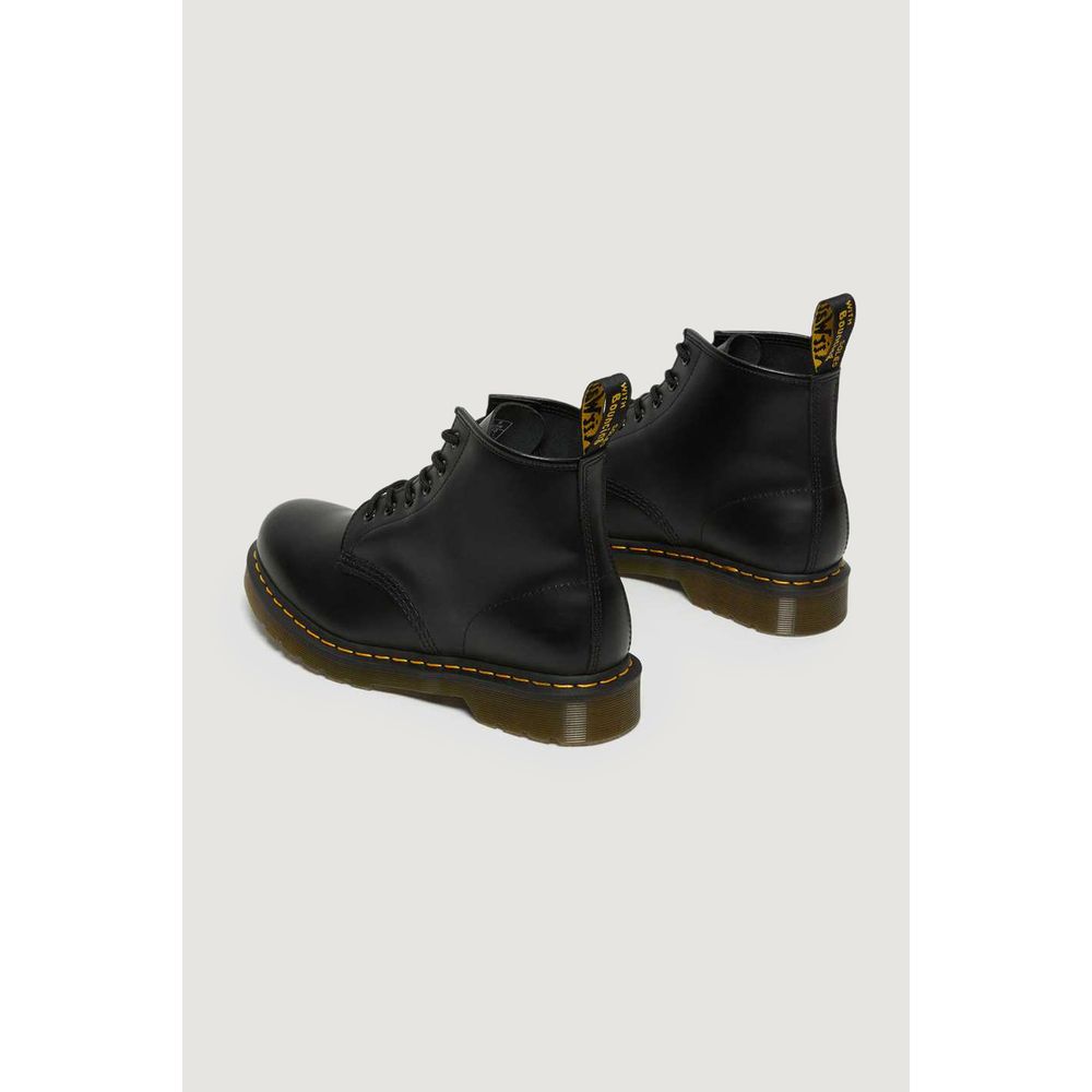 Black Leather Athletic Sneakers