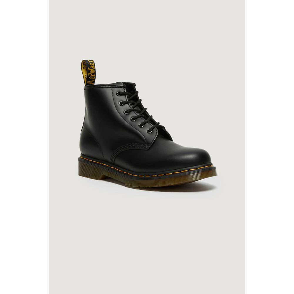 Black Leather Athletic Sneakers