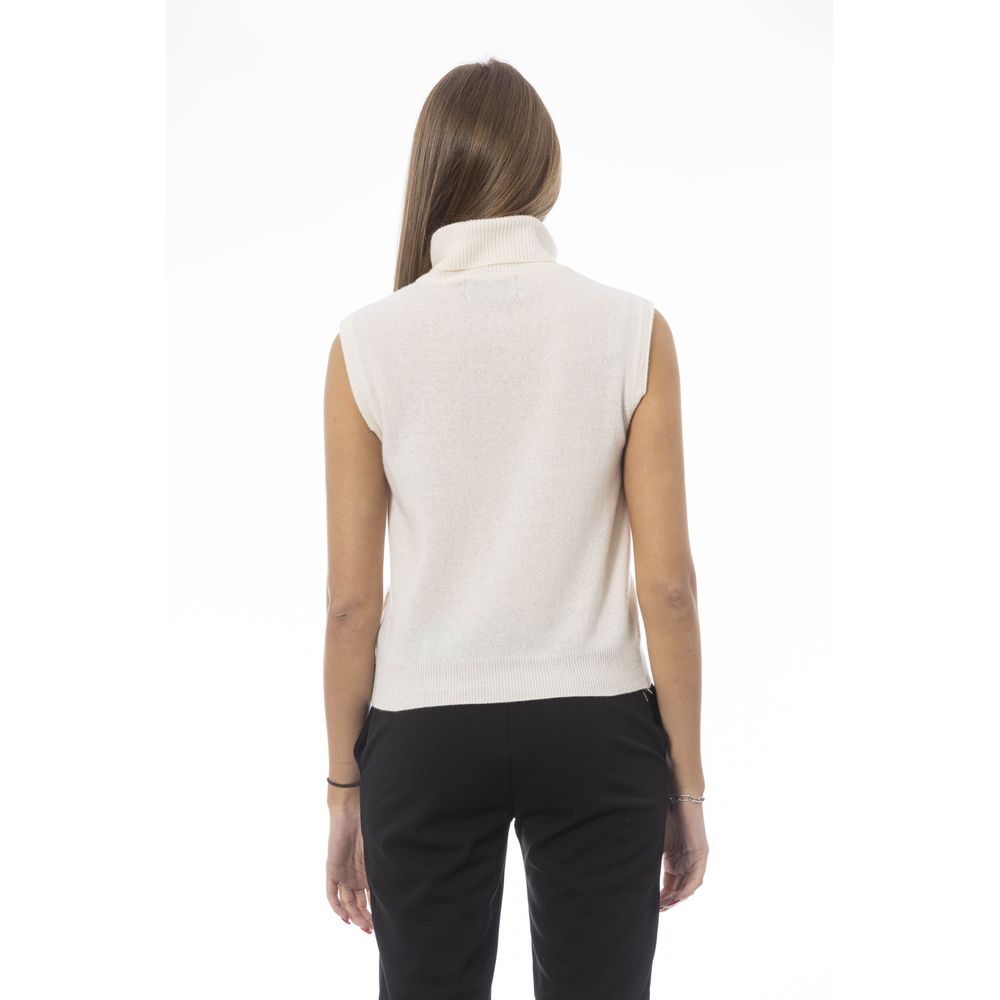 White Wool Sleeveles
