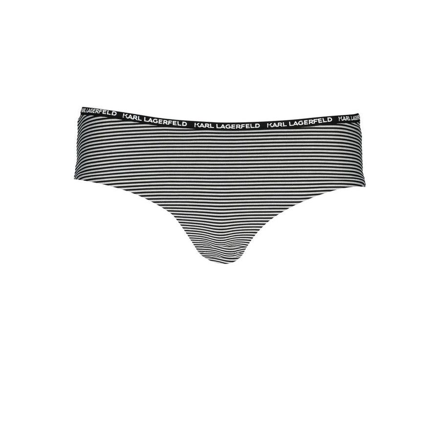 Black Elastane Swimwear