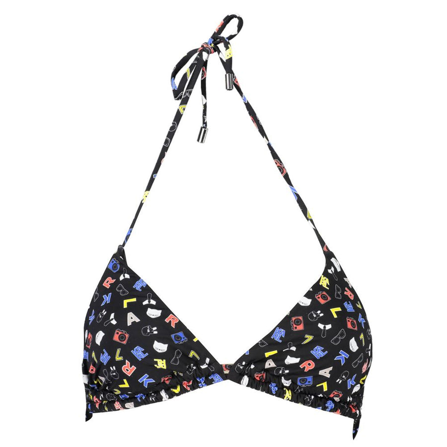 Black Elastane Swimwear
