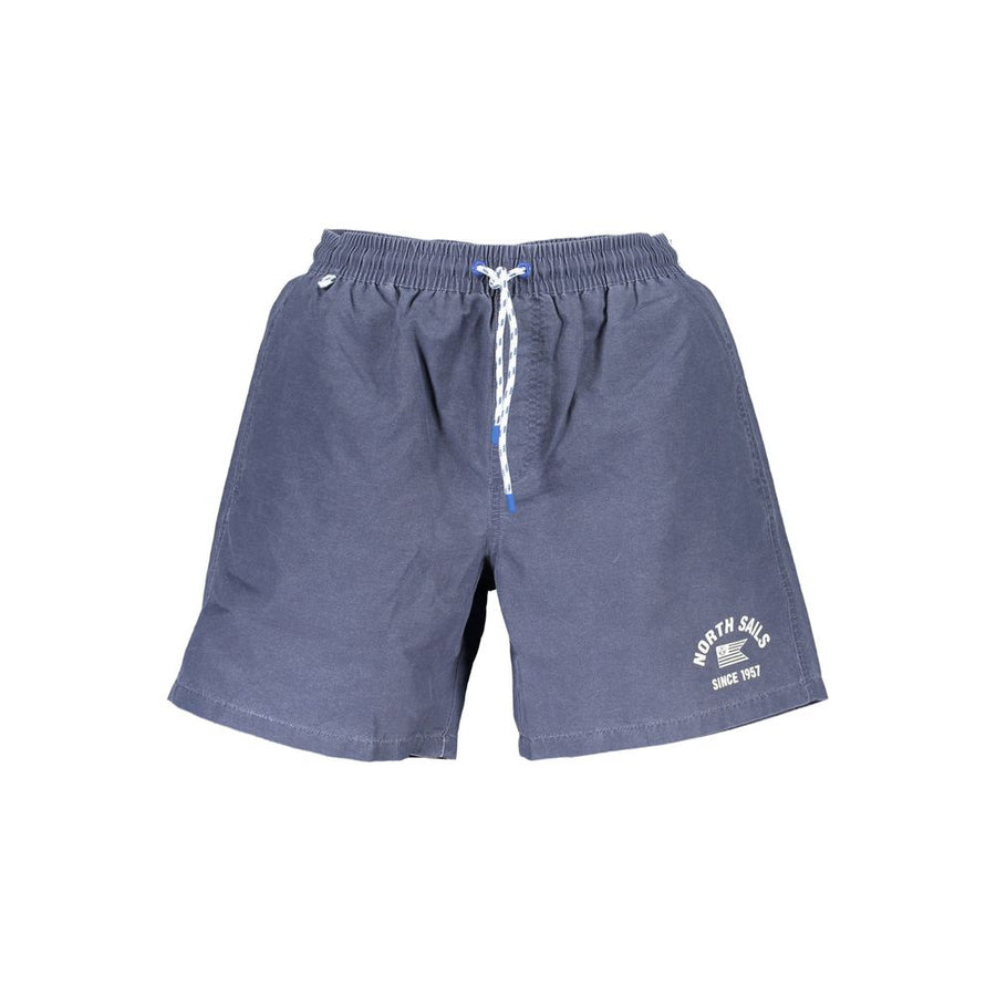 Blue Polyester Swimwear