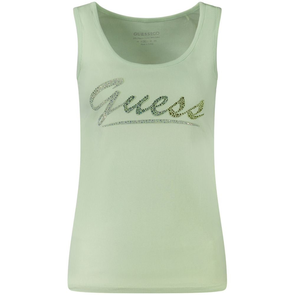 Green Cotton Tank Top