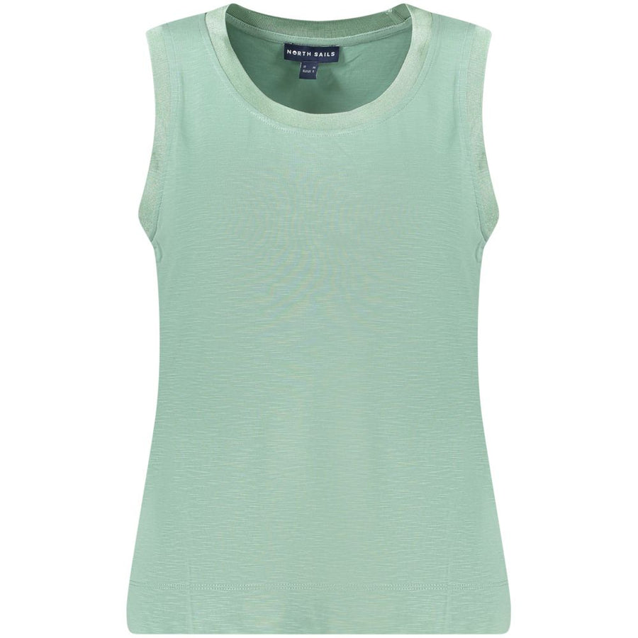 Green Polyester Tank Top