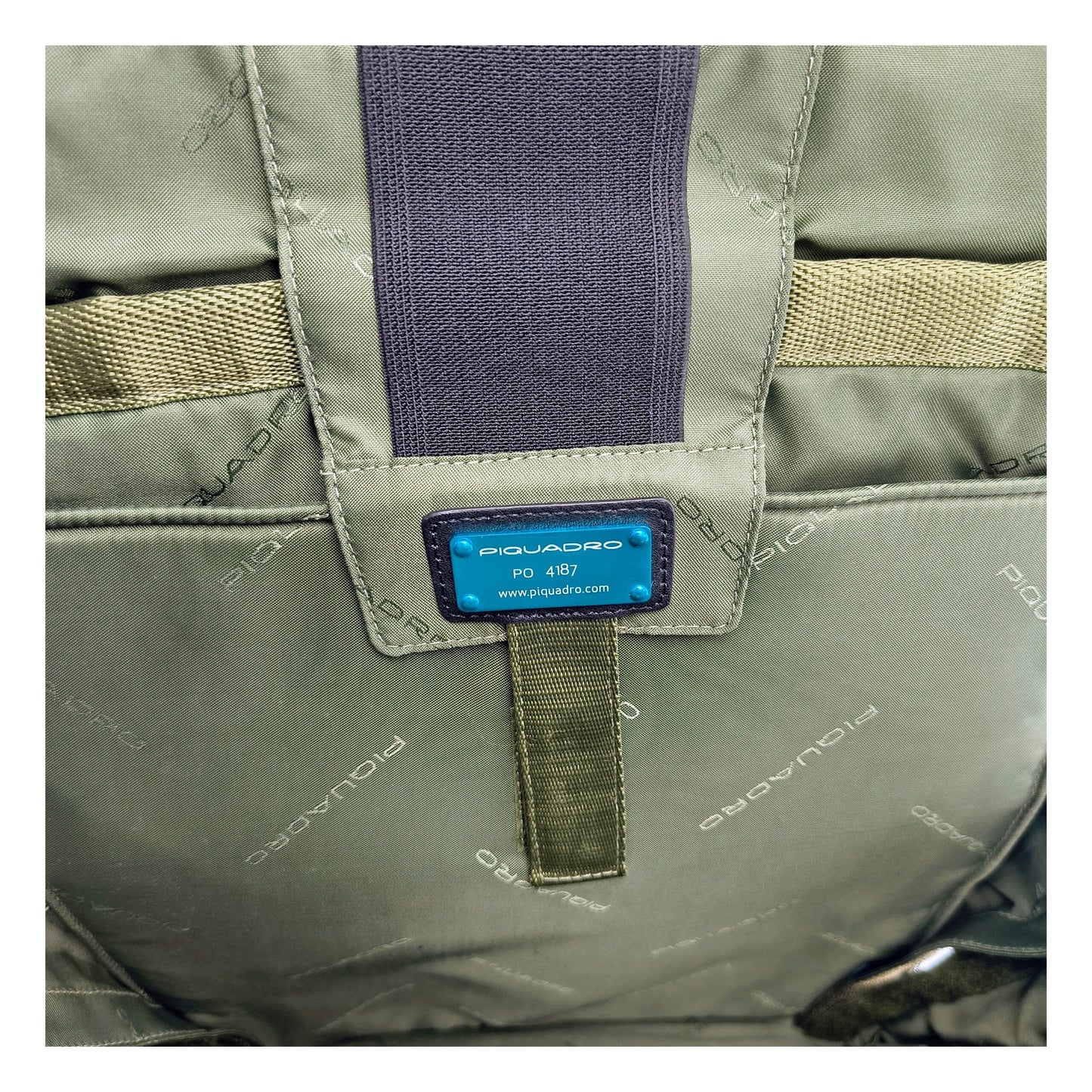 Gray Fabric Backpack