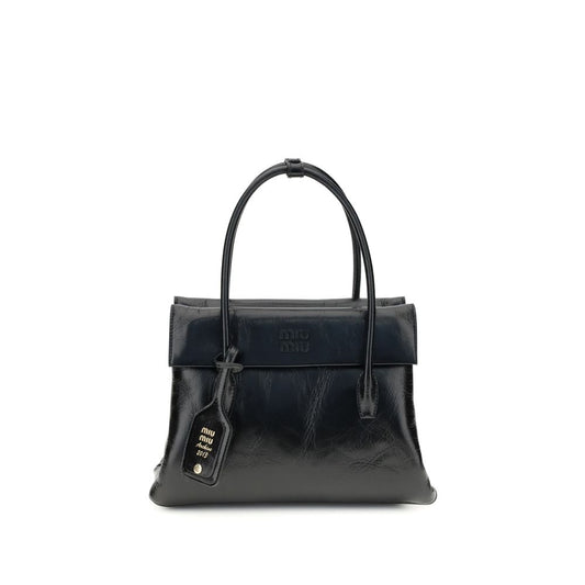 Black Calf Leather Bos Taurus Handbag
