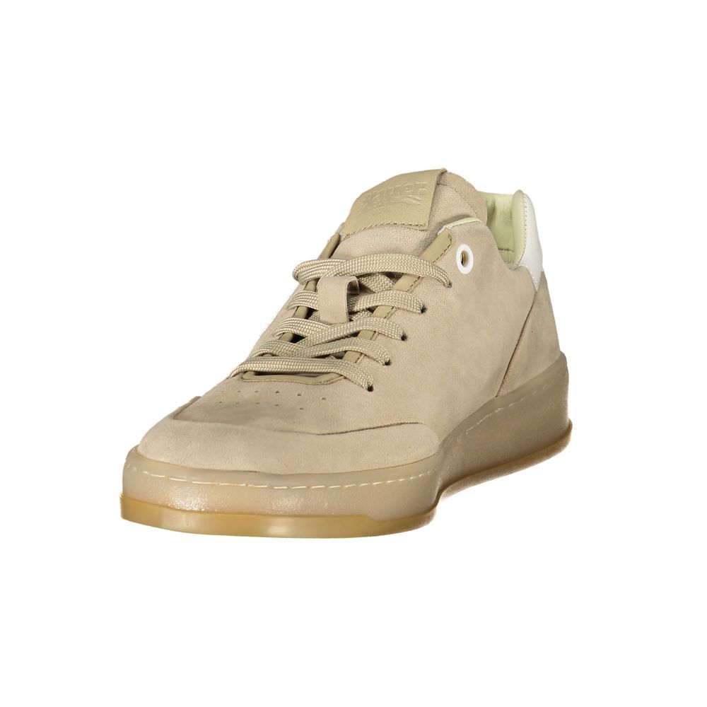 Beige Polyester Sneaker