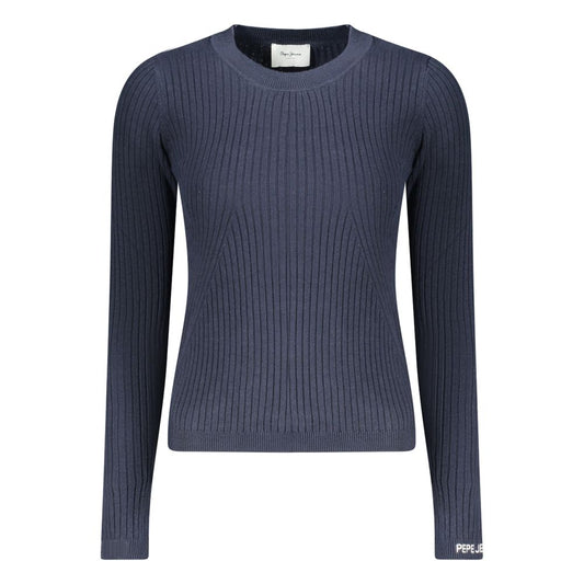 Blue Cotton Women's Sweater