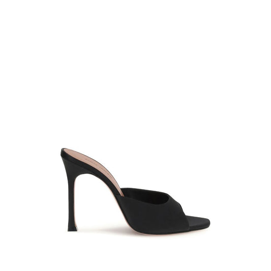 Black Calf Leather Bos Taurus High Heel Pumps