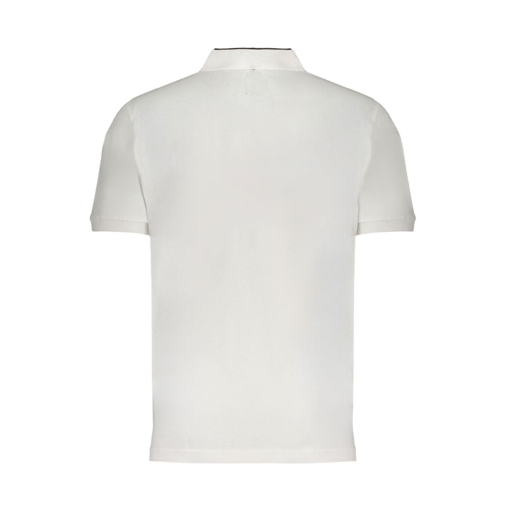 White Cotton Polo Shirt