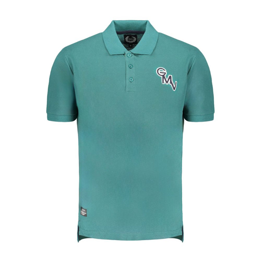 Green Cotton Polo Shirt