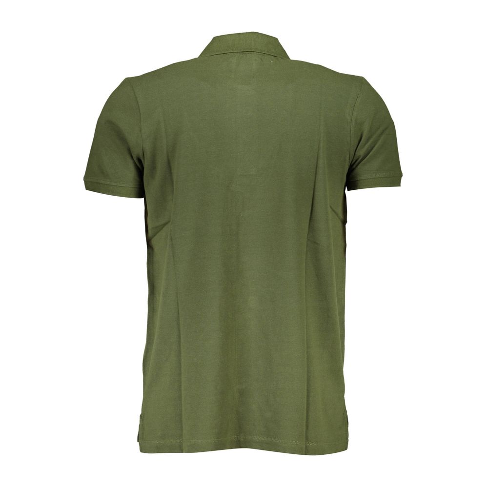 Green Cotton Polo Shirt